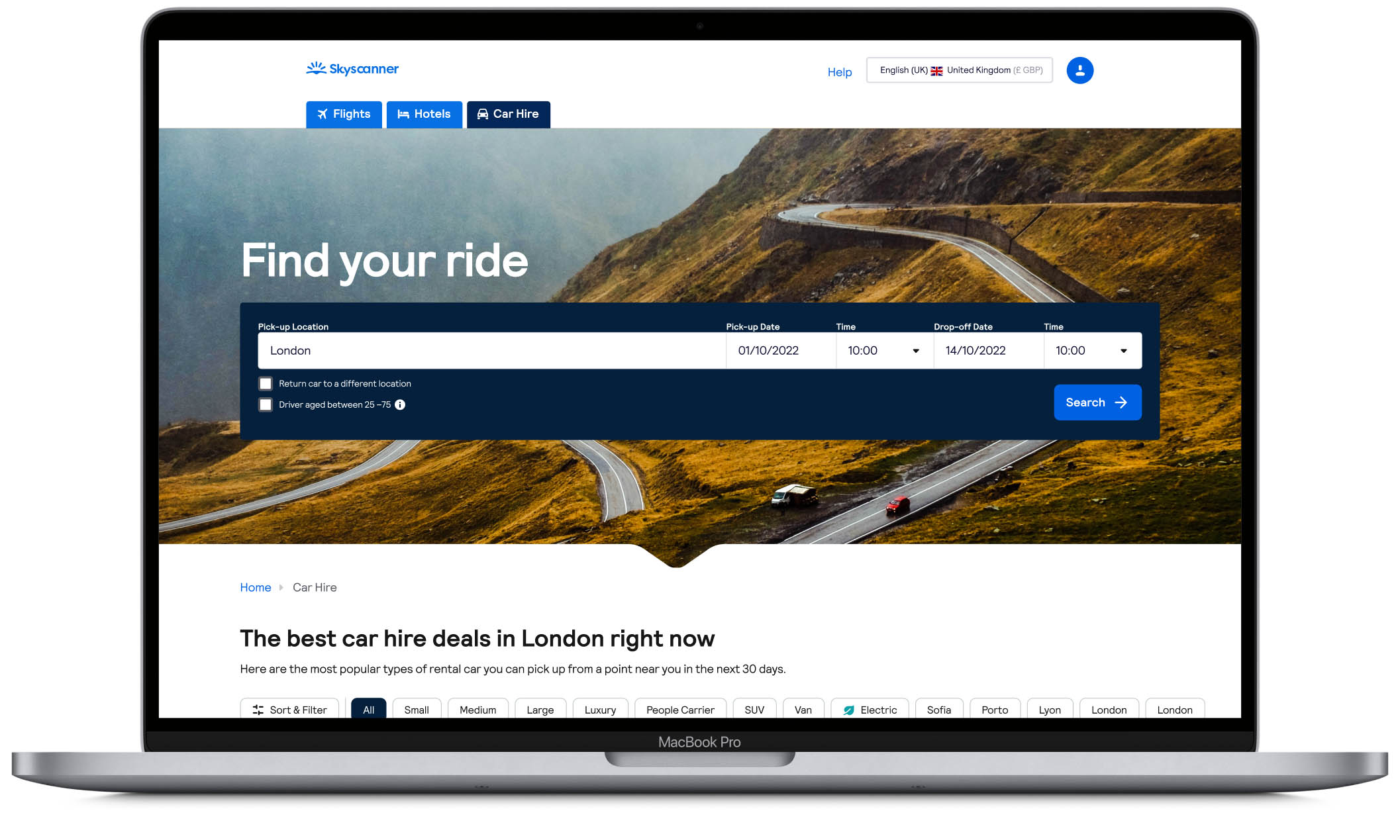 Skyscanner Partners Become a car hire partner